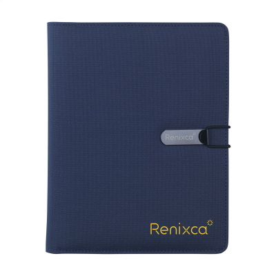 Picture of QUEST PORTFOLIO RCS RPET A5 DOCUMENT FOLDER in Blue