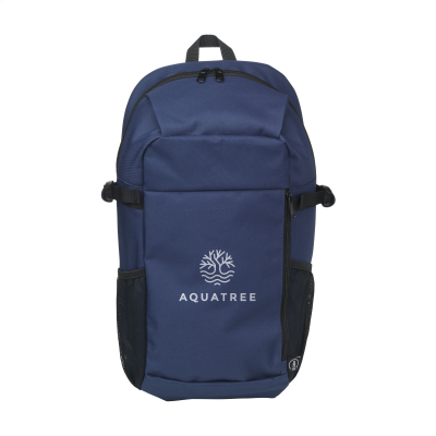 Picture of WYATTTRAIL GRS RPET BACKPACK RUCKSACK in Navy