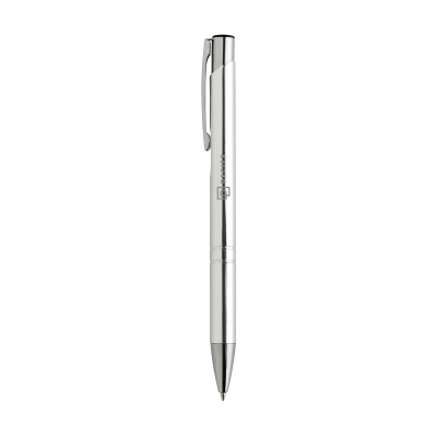 Picture of EBONY SHINY PEN in Silver.