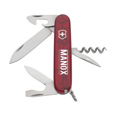 Picture of VICTORINOX SPARTAN POCKET KNIFE in Clear Transparent Red