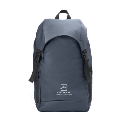 Picture of PROACTIVE GRS RECYCLED BACKPACK RUCKSACK in Navy