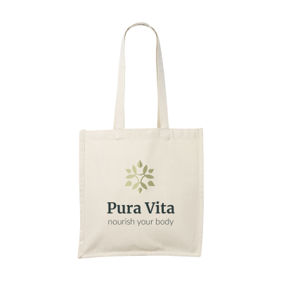 Picture of CANVAS SHOPPER (270 G & M²) SHOPPER TOTE BAG in Ecru