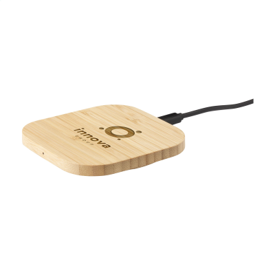 Picture of BAMBOO CORDLESS CHARGER 15W in Bamboo