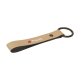 BONDED LEATHER KEYRING in Taupe image 2