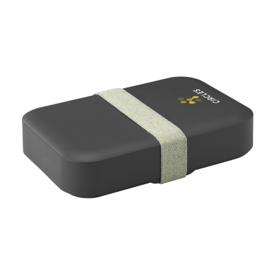 Picture of AMUSE RECYCLED PP LUNCH BOX LARGE in Grey & Green