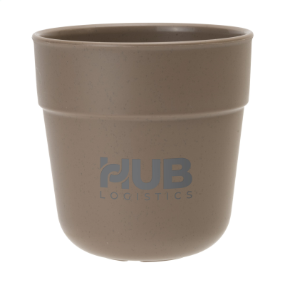 Picture of BE O COFFEE MUG 220 ML in Brown Hibiscus