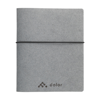 Picture of RECYCLED TEXTILE REFILLABLE PAPER NOTE BOOK A5 in Jeans