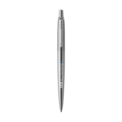 Picture of PARKER JOTTER STEEL BALL PEN - BLUE INK in Silver