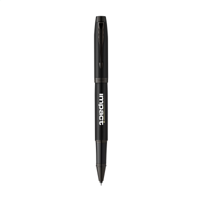 Picture of PARKER IM ACHROMATIC ROLLERBALL PEN - BLACK INK in Black