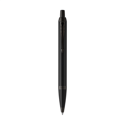 Picture of PARKER IM ACHROMATIC BALL PEN - BLUE INK in Black