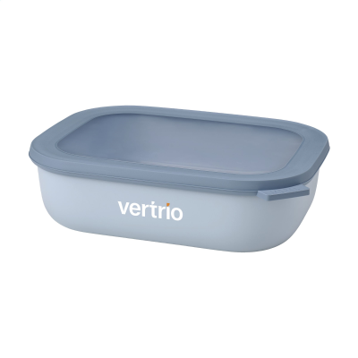 Picture of MEPAL CIRQULA MULTI USE RECTANGULAR BOWL 2000 ML in Nordic Blue.