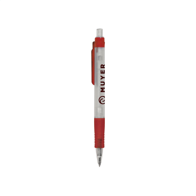 Picture of STILOLINEA VEGETAL CLEAR CLEAR TRANSPARENT PEN in Red