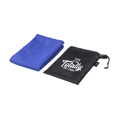 Picture of COOLDOWN RPET SPORTS COOLING TOWEL in Blue.