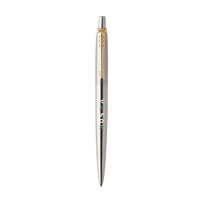Picture of PARKER JOTTER RECYCLED STEEL BALL PEN - BLUE INK in Silver