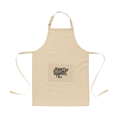 Picture of COCINA ORGANIC COTTON APRON in Natural
