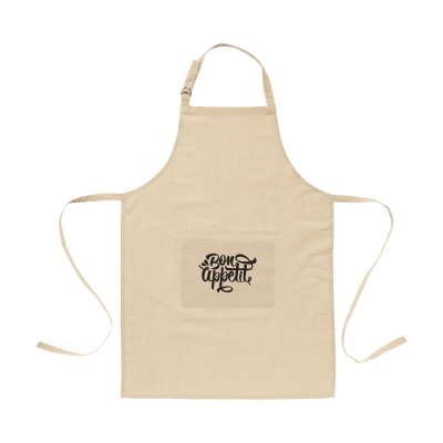 Picture of COCINA ORGANIC COTTON APRON in Natural.