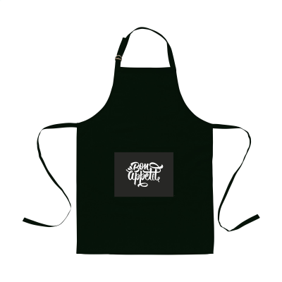 Picture of COCINA ORGANIC COTTON APRON in Black.