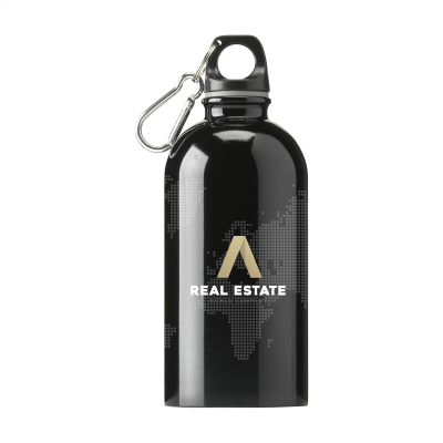 Picture of STEELSPORT RCS RECYCLED STEEL BOTTLE 500 ML in Black.