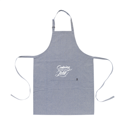 Picture of COCINA RECYCLED COTTON APRON in Blue