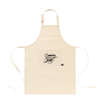 Picture of COCINA RECYCLED COTTON APRON in Natural.