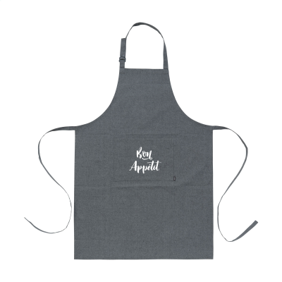 Picture of COCINA RECYCLED COTTON APRON in Dark Grey.