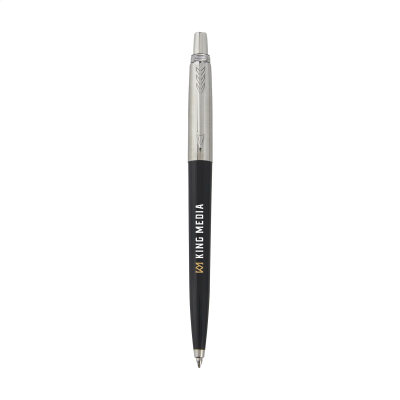 Picture of PARKER JOTTER RECYCLED BALL PEN - BLUE INK in Black