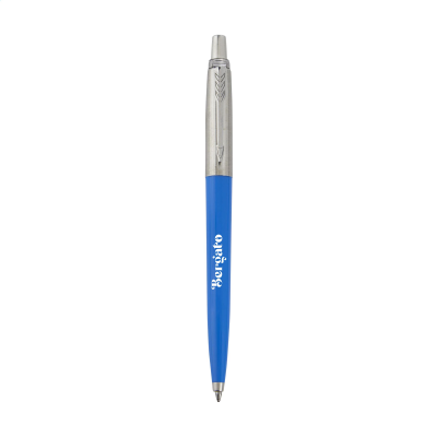 Picture of PARKER JOTTER RECYCLED BALL PEN - BLACK INK in Royalb Blue
