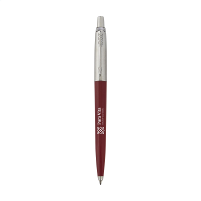 Picture of PARKER JOTTER RECYCLED BALL PEN - BLACK INK in Red