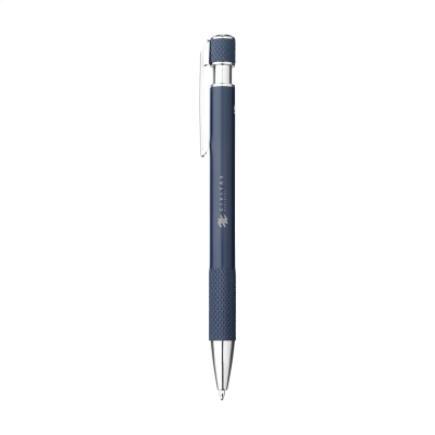 Picture of GRIP IT RCS RECYCLED ALUMINIUM METAL PEN in Navy.