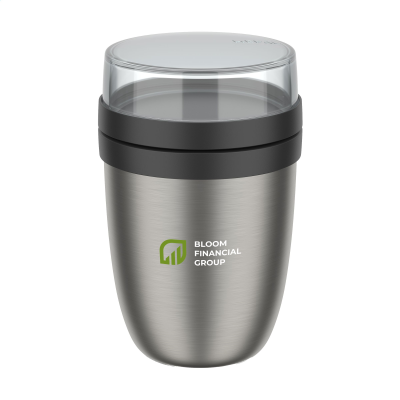 Picture of MEPAL THERMAL INSULATED STAINLESS STEEL METAL LUNCHPOT ELLIPSE 500 ML in Nordic Black