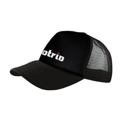 Picture of TRUCKER CAP in Black & Black