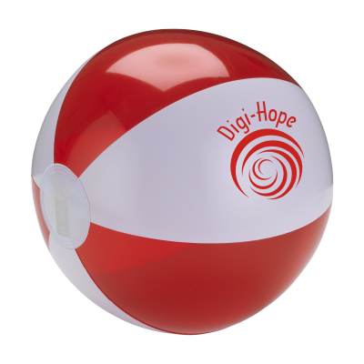 Picture of BEACHBALL Ø 24 CM in White & Red