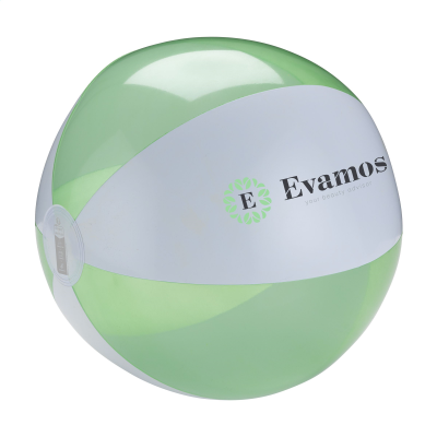 Picture of BEACHBALL Ø 30 CM in White & Lime