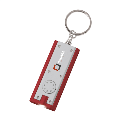 Picture of FLATSCAN KEYRING in Silver & Red