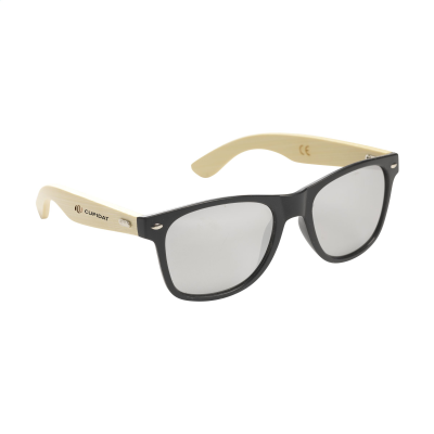 Picture of MALIBU ECO-MIX SUNGLASSES in Black.