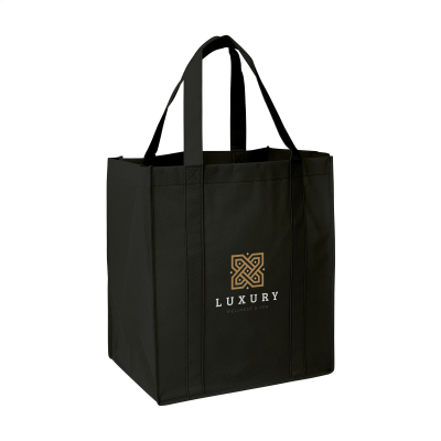 Picture of SHOP XL GRS RPET SHOPPER TOTE BAG in Black.
