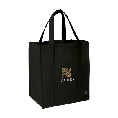 Picture of SHOP XL GRS RPET SHOPPER TOTE BAG in Black.