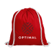 Picture of PROMOCOLOUR (120 G & M²) BACKPACK RUCKSACK in Red