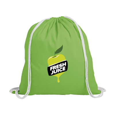 Picture of PROMOCOLOUR BACKPACK RUCKSACK in Lime