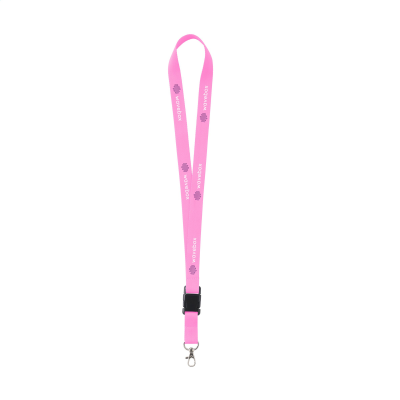 Picture of LANYARD 2 CM in Fluorescent Pink.