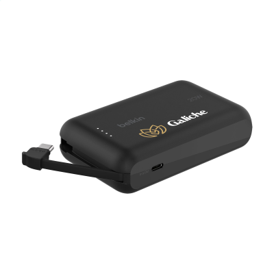 Picture of BELKIN BOOSTCHARGE POWERBANK 10K INTEGRATED CABLE in Black.