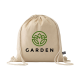 Picture of GRS RECYCLED COTTON PROMOBAG (180 G & M²) BACKPACK RUCKSACK in Beige