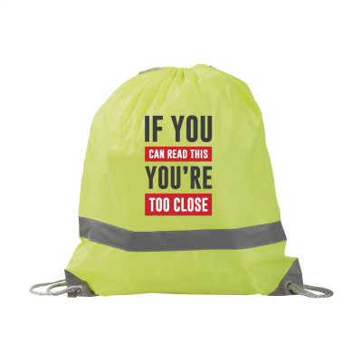 Picture of SAFEBAG BACKPACK RUCKSACK in Fluorescent Yellow.