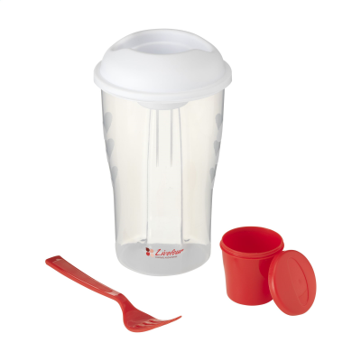 Picture of SALAD2GO SALAD SHAKER in Red.