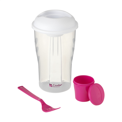 Picture of SALAD2GO SALAD SHAKER in Pink.