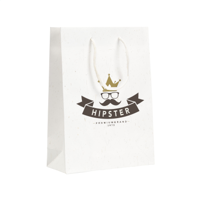 Picture of LEAF IT BAG RECYCLED with Straw Fibres (180 G & M²) M in White.