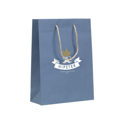 Picture of LEAF IT BAG RECYCLED with Jeans Fibres (180 G & M²) M in Dark Blue.