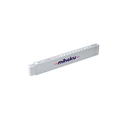 Picture of METRIC FOLDING RULER in White.