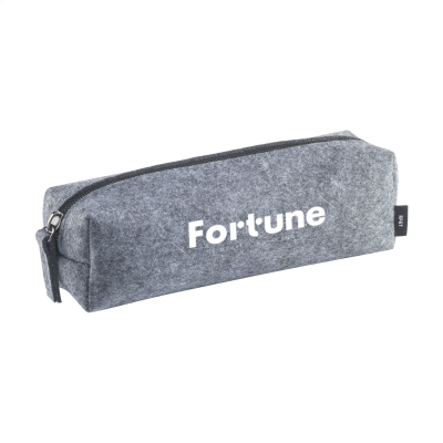 Picture of PENCIL CASE FELT RPET in Grey
