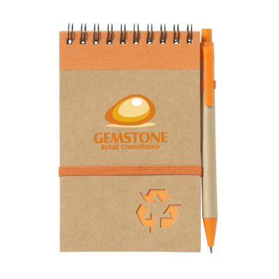 Picture of RECYCLENOTE-M NOTE BOOK in Orange.